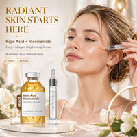 Kojic Acid Niacinamide Whitening Essence Bright Cream Fades Dark Spots Acne Marks Improves So Dullness For Unisex Daily Skincare