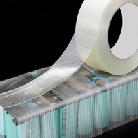 Fiberglass Tape Lithium Battery Pack Single-sided High Temperature Resistance Adhesive Fixed Seal Insulation Wrap Strong Stripes