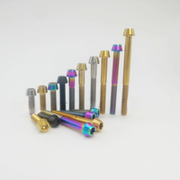 AliExpress Liumeili Titanium Ti M5x16 18 20 25 30 35 40 45 50 60mm Allen Key Taper Head Bolt Screw for Bicycle Stem Seatpost Bicycle Parts