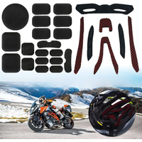 AliExpress NONE 1Set Black Bicycle Safety Protection EVA Cushions Helmet Sticker Sports Protective Foam Liners Pads Cap Pad