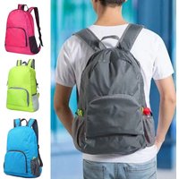 New Foldable Backpack Lightweight Nylon Casual Backpack Outdoor Travel Men Women Daypack Student Schoolbag Simple Knapsack