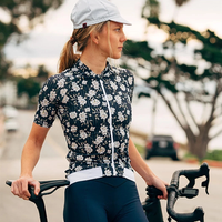 AliExpress NONE Cafe Du Cycliste Women's Cycling Top Outdoor Breathable Quick-drying Short Sleeve Jerseys Summer Bike Mtb Shirt Roupa Ciclismo
