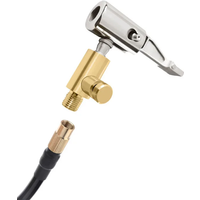 AliExpress Car Tire Valve Pump Nozzle Clamp Car Motorcycle Bike Air Chuck Inflator Inflatable Pump Adapter Thread Connector Car Repair Tool