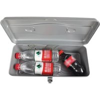 Metal Tool Box - 380x165x115mm Portable Tool Storage/Organization Box with Handle & Lock Hole, Heavy Duty Portable Tool Box