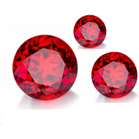 New Ruby Round Cut 12.0mm Pigeon Blood Ruby Precious Stone Mohs Hardness Loose Gem For Jewelry Making/Collection/Setting