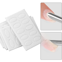 Mini Nail File with Adhesive Disposable Nail Equipment Accessories 100/180 Grit Nail Sanding Tablet Cuticle Pusher Manicure Tool