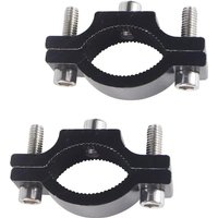 AliExpress BGNing 2Pcs Aluminum Bike Motorcycle Headlight Spotlight Mount Handlebar Fixed Clamp Bracket Clip M5 M6 Screw Front LED Light Holder