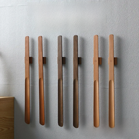 55CM wooden long handle Magnetic shoehorn long shoe spoon Horn for shoes Wear Shoe Easier Support for customized Logo