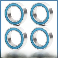 AliExpress FUSHI 4Pcs 3802-2RS MAX Bearing 15*24*7 mm Double Row Full Balls Bicycle Suspension Pivot Repair Parts 3802 2RS Ball Bearings