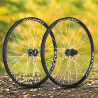 AliExpress High-quality White spokes RUJIXU Mountain bikes Wheel set 24/26/27.5/29 Inch Aluminium Alloy Rim BMX Disc Brake Bicycle wheels