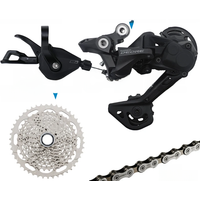 AliExpress Shimano SHIMANO DEORE M4100 10v Groupset M4100 Shifter Cassette Sprocket and M4120 / M5120 Rear Derailleur HG54 Chain- 10-speed
