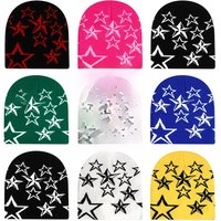 AliExpress JIMIHISI New Fashion Stars Y2K Knitted Hat Unisex Autumn Winter Warm Wool Women Beanies Ear Gorras Hip Hop Skiing Cap Men Cycling Outdoor