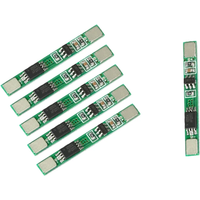 1/5PCS Power module BMS PCM 1s Lithium Ion Li Battery Protection Board Module 3A, for 18650 3.7V Batteries