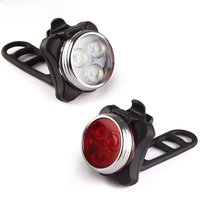 AliExpress cycle zone Cycling Bike Taillight With USB Rechargeable Bicycle Tail Clip Light Lamp Bike Light Luz Bicicleta Bicycle Accessories