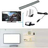 Wired Motion Sensor Bar for Wii Wii U Console Receiver for Nintendo Wii IR Signal Ray Wave Sensor Strip USB Plug Game Accessoies