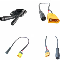 AliExpress NONE Z215A Battery Connector 2 pin Male&Female Extension Cable for Bafang motor BBS power port E-bike waterproof