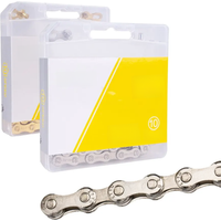 AliExpress ZTTO 8 9 10 Speed Velocidade Bicycle Chain 8s 9s 10s MTB Mountain Road Bike HG53 HG73 M2000 3500 Sora Chains Golden Parts