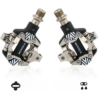 AliExpress MEROCA MTB Automatic Pedal Cycling Clipless SPD Sealed Bearings Anti-slip Bicycle Pedal Self-locking Mountain Bike Cliple Pedals