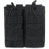 Tactical Magazine Pouch, MOLLE Double Mag Pouches for M4 M16,Outdoor Walkie-Talkie Bag Large Capacity Sundries Storage Bag