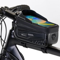 AliExpress 1L Bike Bag Bicycle Front Cell Mobile Phone Case Holder with Touchscreen Top Tube Cycling Bag Reflective MTB Bike Accessories