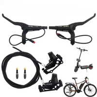 AliExpress NONE NUTT Electric Sooter Brake Kugoo Electric Scooter Hydraulic Brakes 4 Pistons 140 160 180 MTB Brakes for KUGOO Dualtro