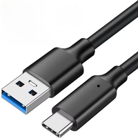 USB3.2 10Gbps Cable USB A to Type-C Data Transfer USB C SSD Hard Disk Cable 3A 60W Quick Charge 3.0 Charge Cable for Xiaomi Cord
