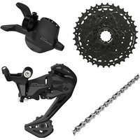 AliExpress Shimano SHIMANO CUES U4000 9Speed Groupset for MTB Bike U3020 or U4020 Rear Derailleurs CN-LG500 Chain CS-LG300 11-36T K7 Bike Parts