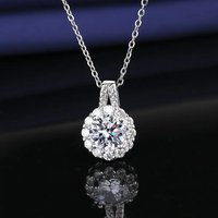 925 sterling silver Wholesale Simplicity Pendant Necklace Chain High Quality For Woman Fashion Wedding Engagement Jewelry