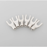 VIBORG VP201 Pure Copper Rhodium plated High-end Power Connector for Y Lug terminal 6pcs/set