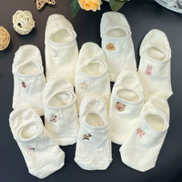 Shallow Mouthed Boat Socks Are Popular In Spring And Summer Breathable And Invisible They Are Versatile And Cute With Women's