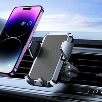 Joyroom Universal Car Phone Holder Military-Grade Protection Big Phone And Thick Cases Friendly Hands Free Air Vent Car Mount