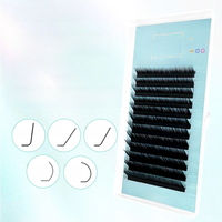 Abonnie Cashmere Matte L/M/LC/LD/LU Curl Russian Volume Lash Extensions 8-15mm Premium Individual Eyelashes Extension