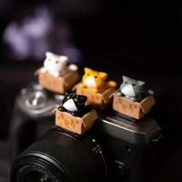 Cute Cat Hot Shoe Cover Dust Plug Universal DSLR/Mirrorless Camera Accessories(No Battery)