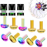 AliExpress NONE RISK 12pcs M5X10mm Bicycle Disc Brake Rotor Bolt Road MTB Bike T25 TC4 Titanium Torx Rotor Fixing Brake Screw Ultralight