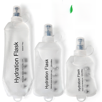 AliExpress AXEN 500ML 250ML 150ML White Folding Water Bottle Collapsible Soft Flask TPU For Cycling Running Camping Travelling