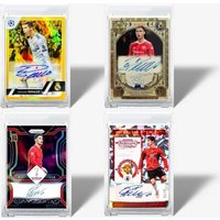 Panini DIY Cristiano Ronaldo Gold Signature Tickets homemade Boy birthday christmas present Refractive laser rainbow flash