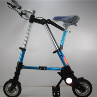 AliExpress 8-Inch Folding Bicycle Multi-Function Mountain Bike Ultralight Portable Bicycle Foldable Mini Non-Slip Road Bike for Kids Adult