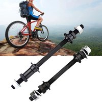 AliExpress 150mm 180mm Mountain Bike MTB Front Rear Axle Bike Spindle Bike Solid Shaft Bicycle Wheel Hub Axle Front Back Axles
