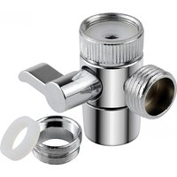 Universal Faucet Adapter Splitter Diverter Valve Water Tap Connector for Kitchen Sink Shower Bathroom Toilet Accessories