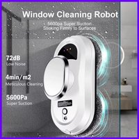 Neuester Roboter-Fensterreiniger Elektrischer Intelligenter Haushalts-Balkon Hochhaus-Glasfenster Reinigungsroboter Automatische Reinigung mit Zubehör