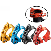 AliExpress BOLANY MTB Bike Seatpost Clamp Quick Releas Ultralight Aluminium Alloy Bicycle Seat Post Mount 31.8mm 34.9mm Cycling Accessories