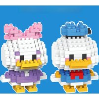 Mini Duck Building Blocks, Mickey Modular Building Blocks, Mini Interlocking Bricks for Boys and Girls