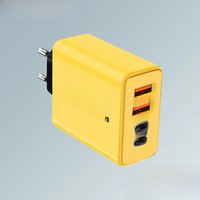 PD Total 65W GaN USB Charger Fast Charging Type C Quick Charger 3.0 Mobile Phone Adapter For iPhone Samsung Xiaomi Huawei