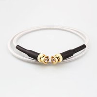 HT4 HiFi Silver Plated 75 ohm Coaxial Digital Audio BNC to BNC Cable High Fidelity Digital Cable