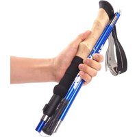 Carbon Fiber 5 Section Ultralight Trekking Poles Walking Stick Trail Running Hiking Alpenstock Folding