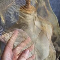 Gold Cloud Shape Wire Mesh Metallic Fabric Flexible Wire Home Wedding Ceiling Decoration Metalic Fabrics Diy Sewing Metalic