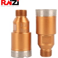 Raizi Wet CNC Thin Wall Diamond Core Bits 1/2 Gas & M14 For Porcelain Tile Dekton Lapitec Neolith Ceramic Sintered Stone