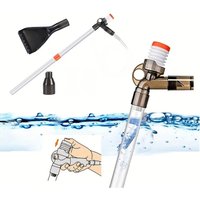 AliExpress NONE 5 in1 Aquarium Gravel Cleaner Water Changer With Air pressure button adjustable water flow controller clamp Cleaning Gravel Sand