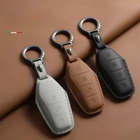 For BYD Song Plus Atto 3 Han EV Tang DM Qin Seal Dolphin Atto 3 Car Key Protection Shell Car Original Color Leather