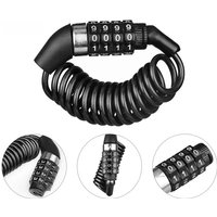 AliExpress NONE Mountain bike frame lock Bicycle mini combination lock Durable wire lock Portable helmet lock Bicycle accessories